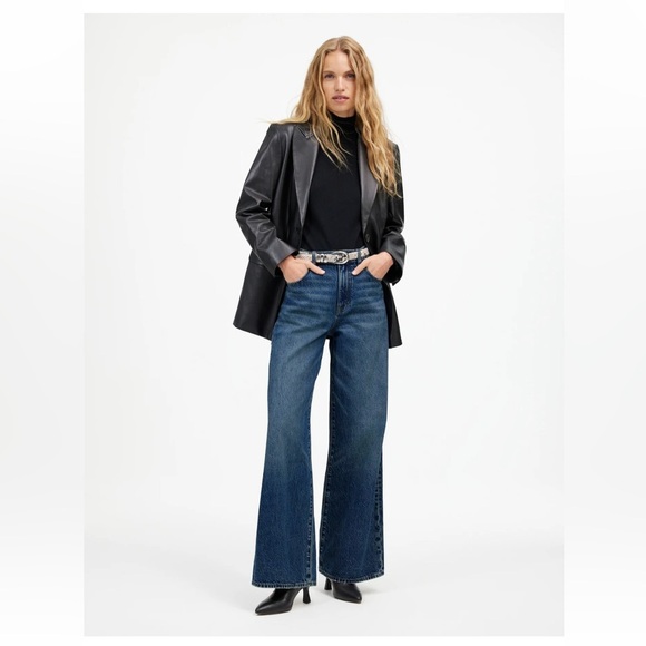 Madewell Women's Blue Flare & Wide Leg Jeans - Picture 2 of 16